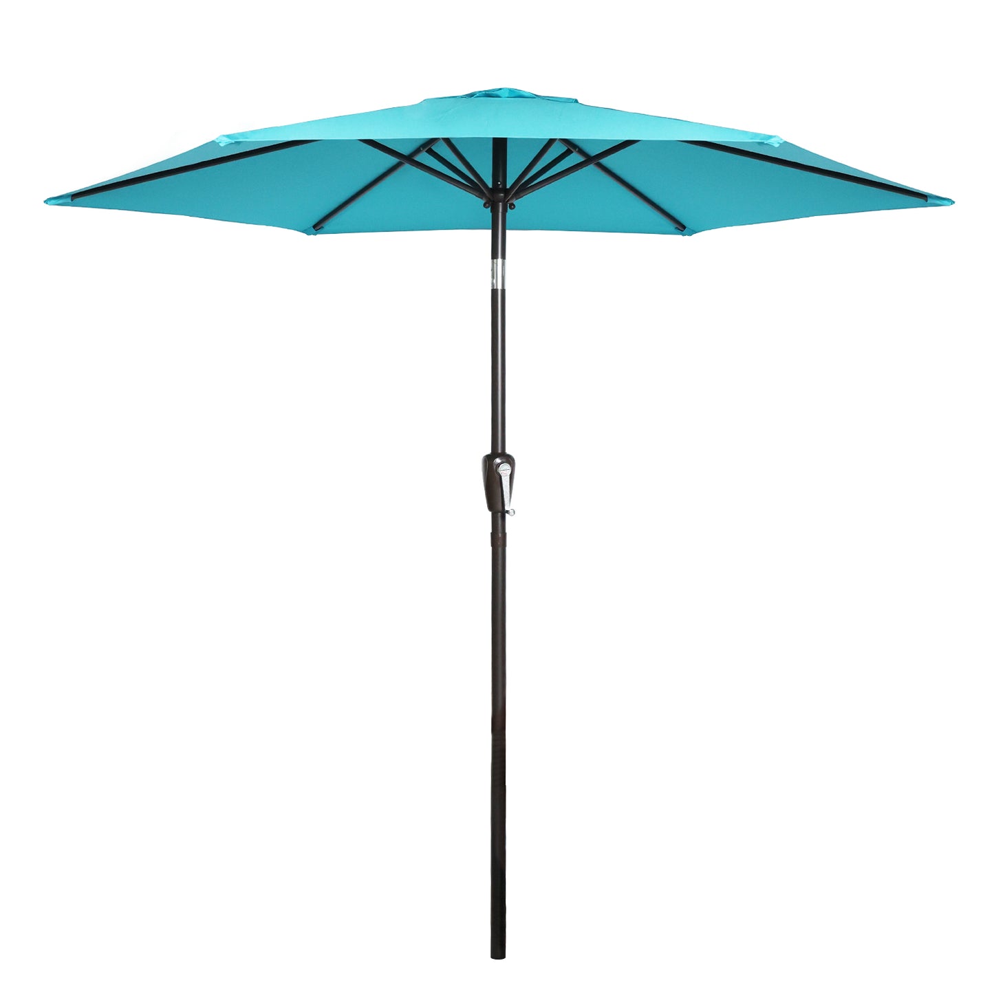 7.5ft  Patio Umbrella Outdoor Table Market Umbrella with Push Button Tilt and Crank