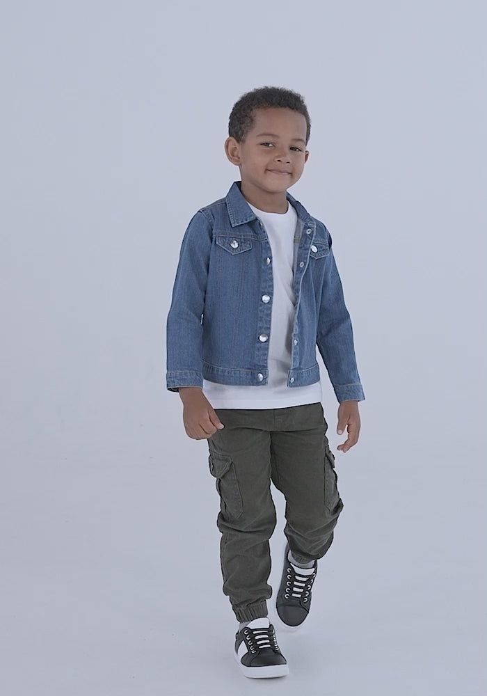 Baby Organic Denim Jacket  Babybugz BZ53.mp4