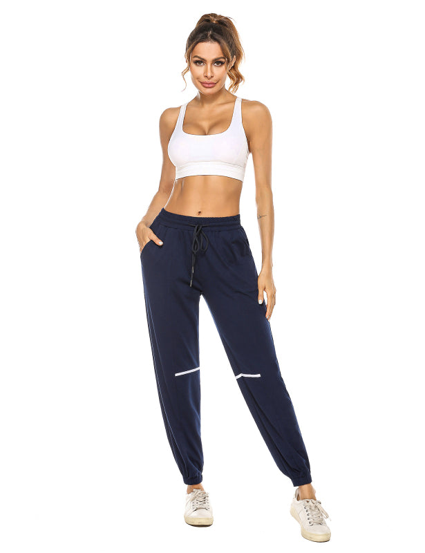 Women'S Casual Cotton Loose Sweatpants Drawstring Waist Jogging Pants With Pockets Running Gym Yoga