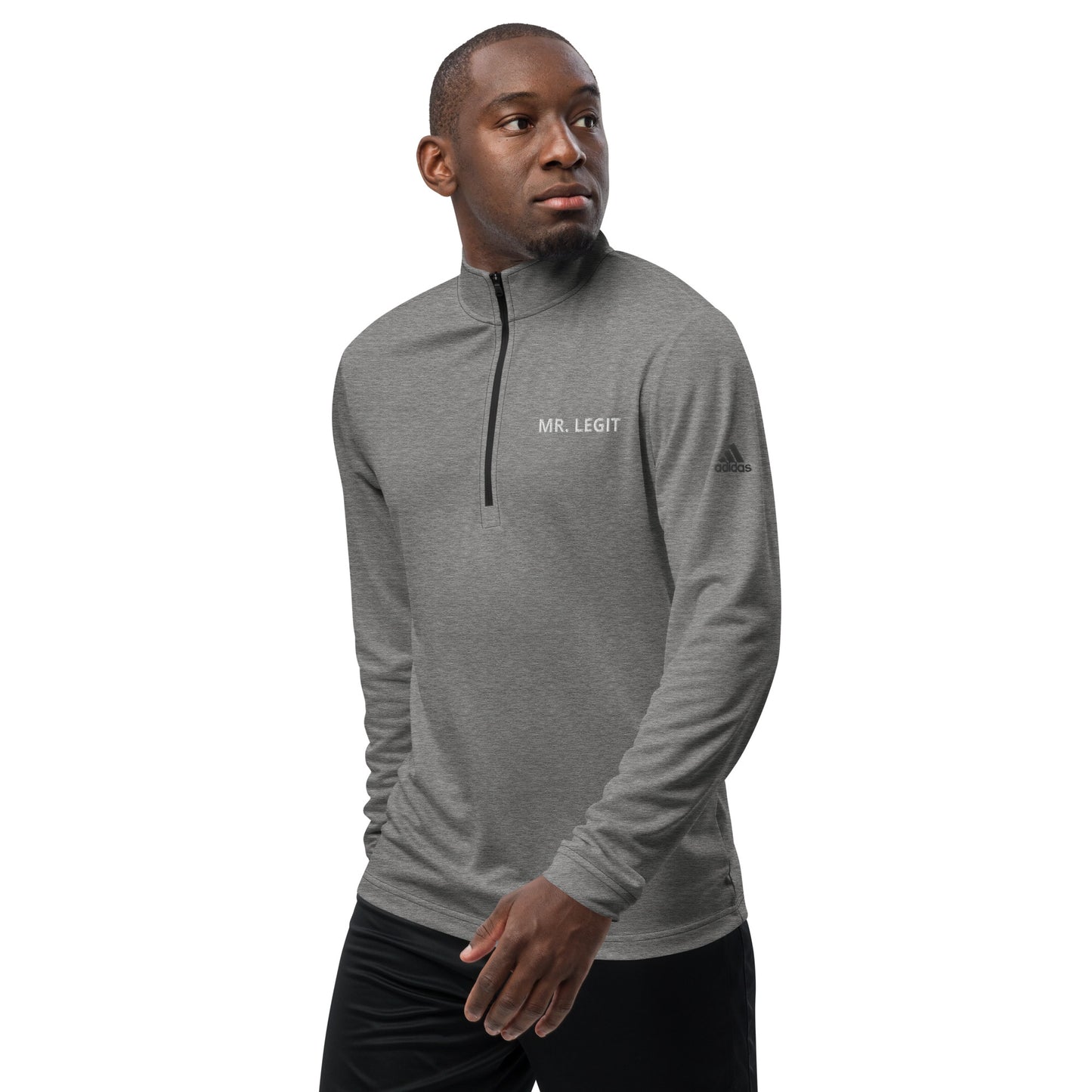 MR.LEGIT Quarter zip pullover