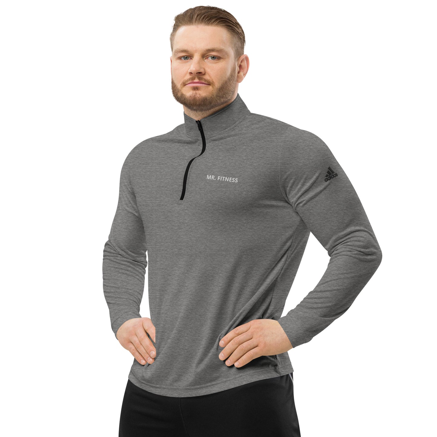 MR.FITNESS Quarter zip pullover