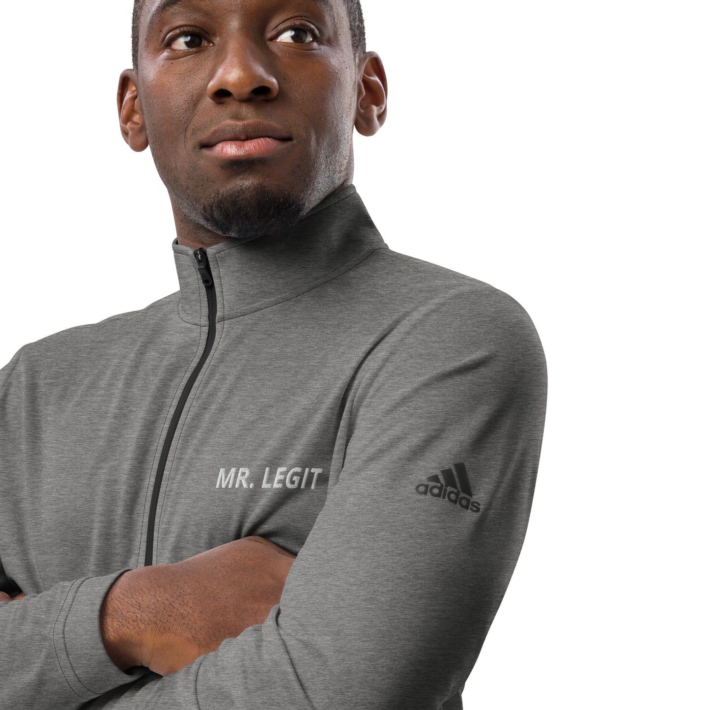 MR.LEGIT Quarter zip pullover