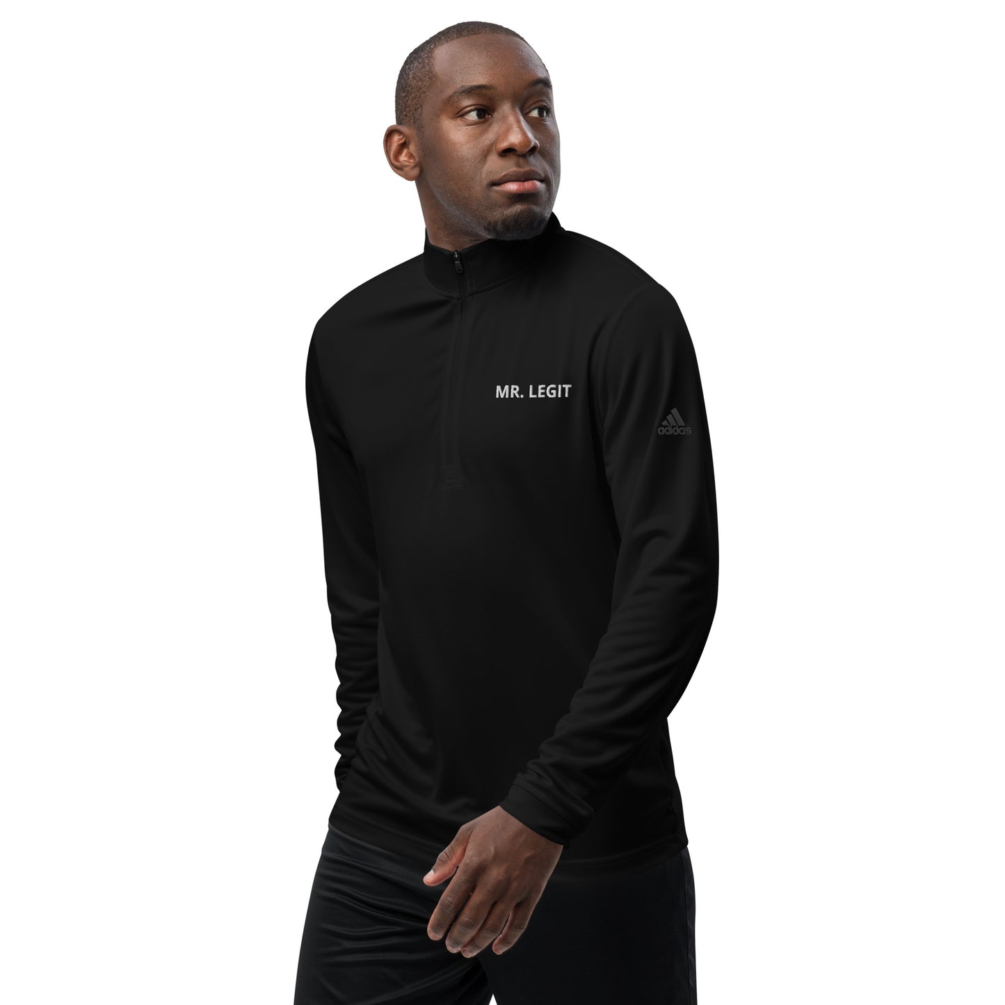 MR.LEGIT Quarter zip pullover