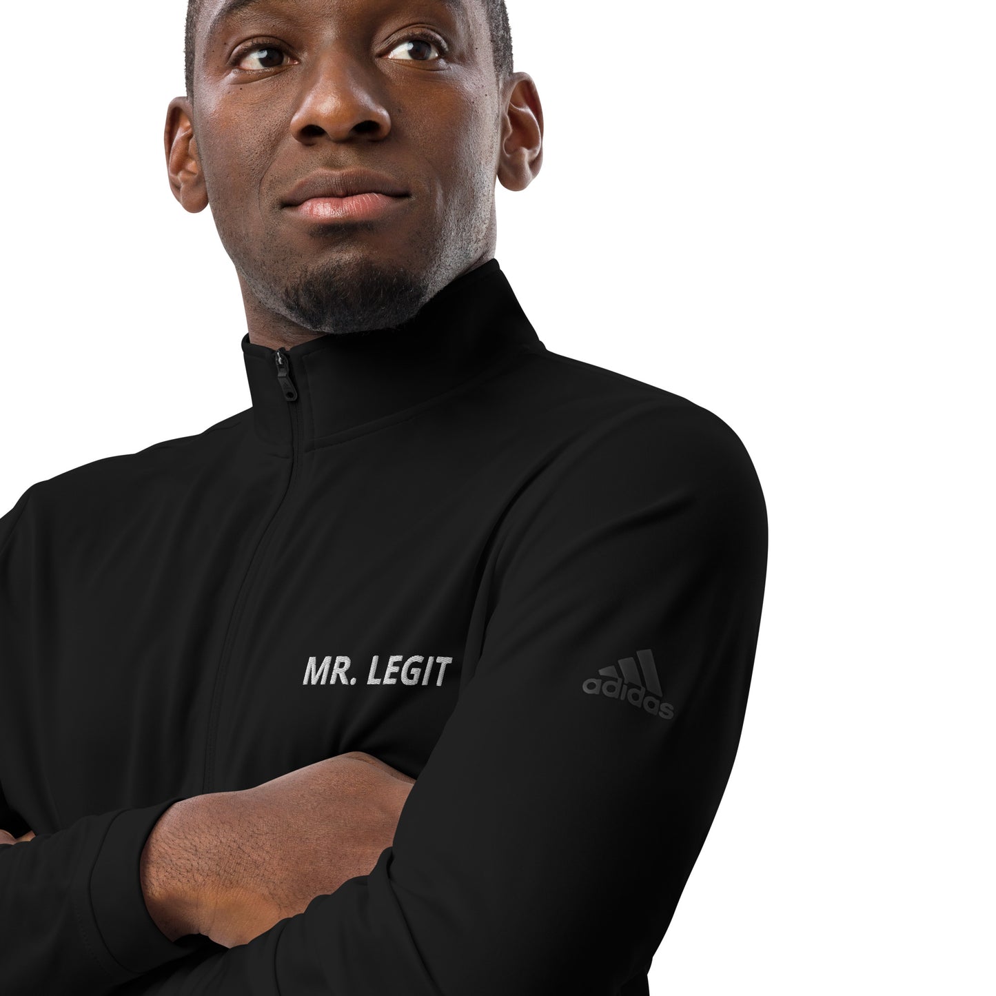 MR.LEGIT Quarter zip pullover