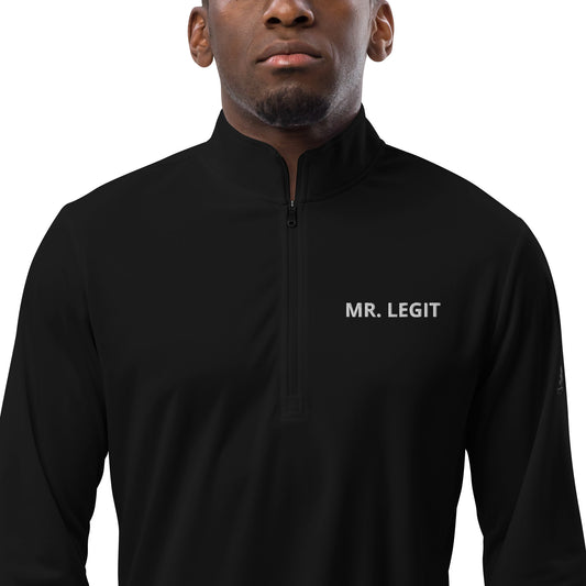 MR.LEGIT Quarter zip pullover