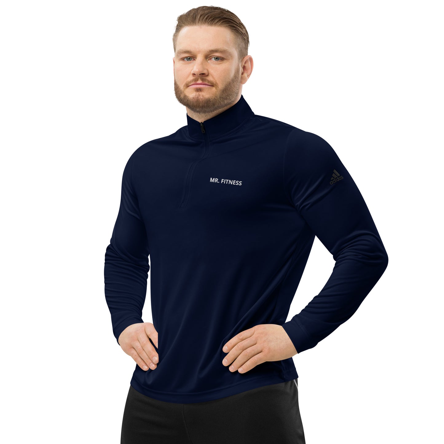 MR.FITNESS Quarter zip pullover