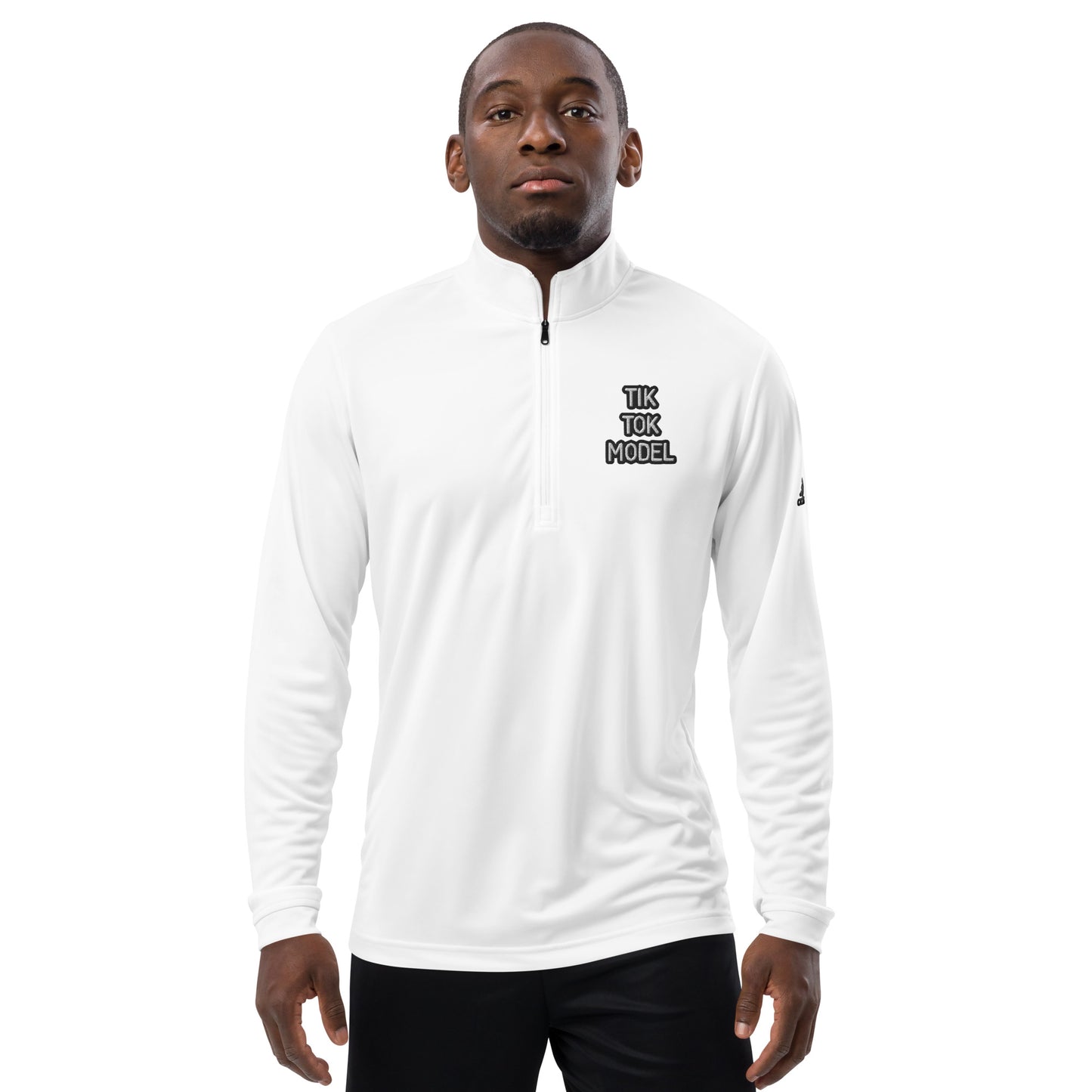 TIK TOK MODEL Quarter zip pullover