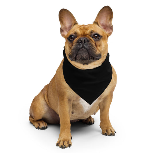 BRAT (BLUE ON BLACK BACKGROUND)All-over print bandana