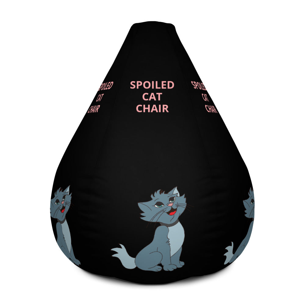 SPOILED CAT CHAIR IN BLACK COLOR Bean Bag Chair Cover