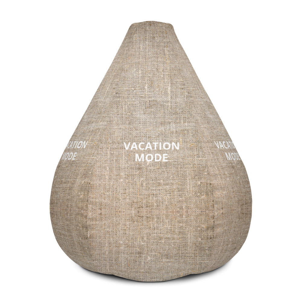 VACATION MODE  LINEN STYLE Bean Bag Chair Cover