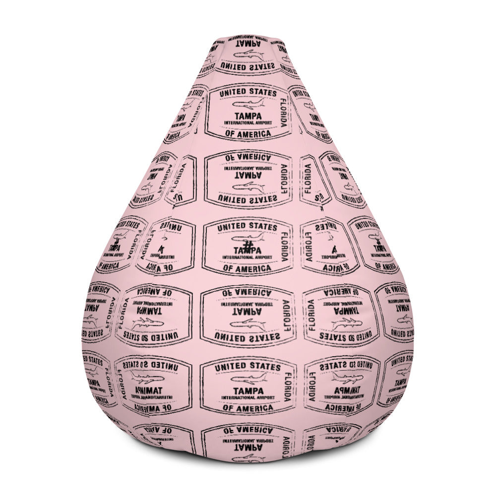 TAMPA FLORIDA PINK Bean Bag Chair Cover