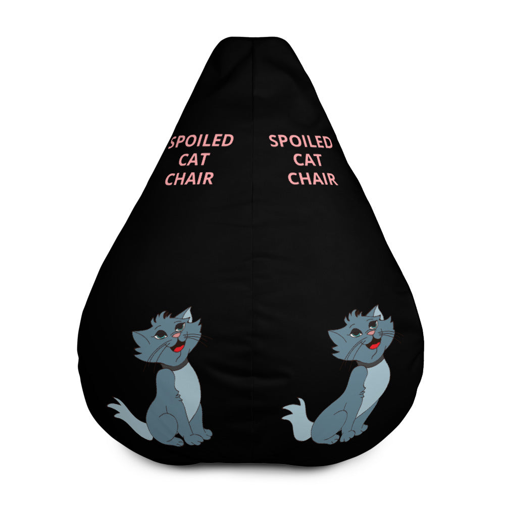 SPOILED CAT CHAIR IN BLACK COLOR Bean Bag Chair Cover