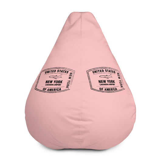 NEW YORK PINK PASSPORT Bean Bag Chair Cover