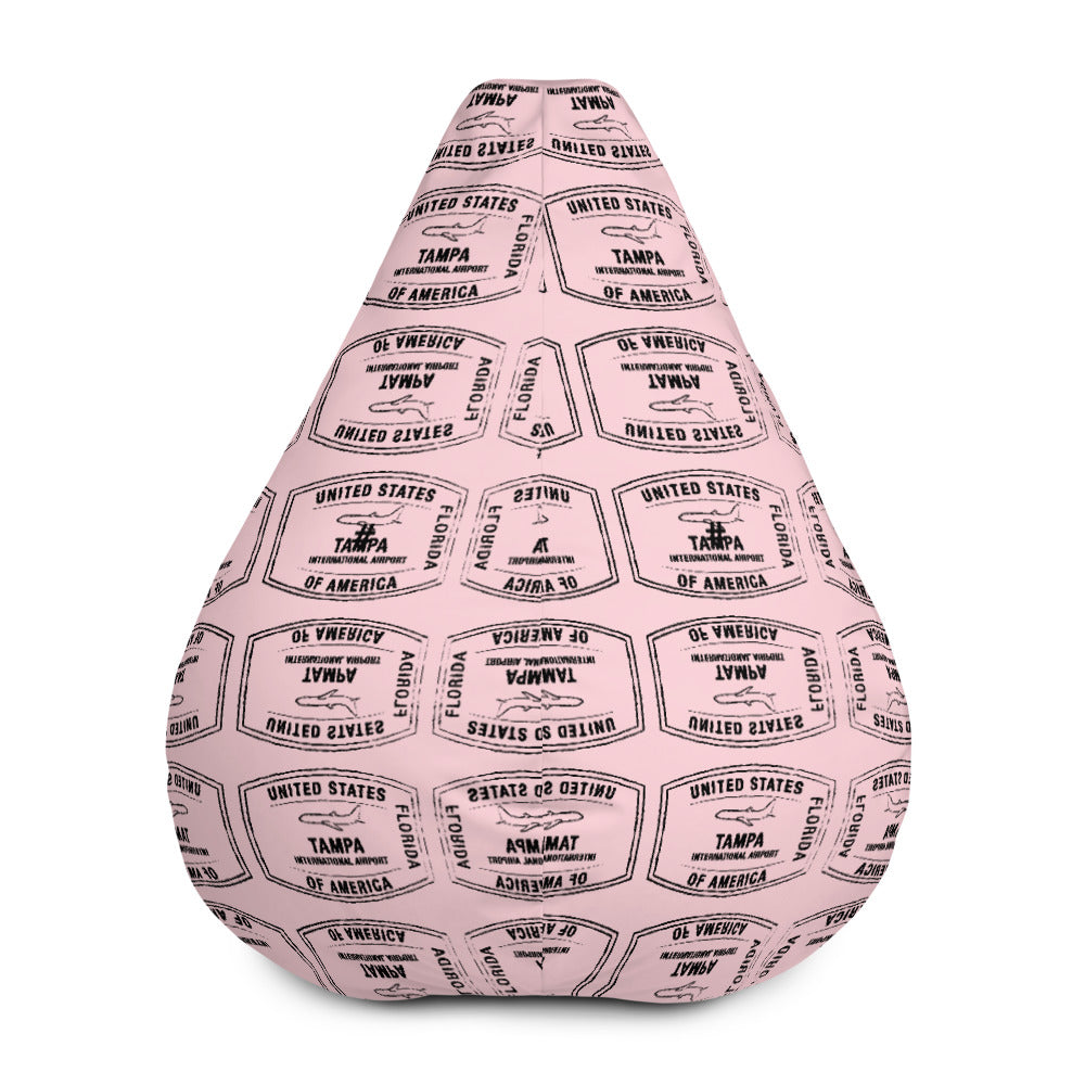 TAMPA FLORIDA PINK Bean Bag Chair Cover