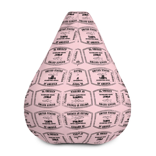 TAMPA FLORIDA PINK Bean Bag Chair Cover