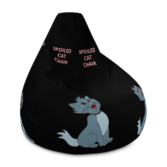 SPOILED CAT CHAIR IN BLACK COLOR Bean Bag Chair Cover