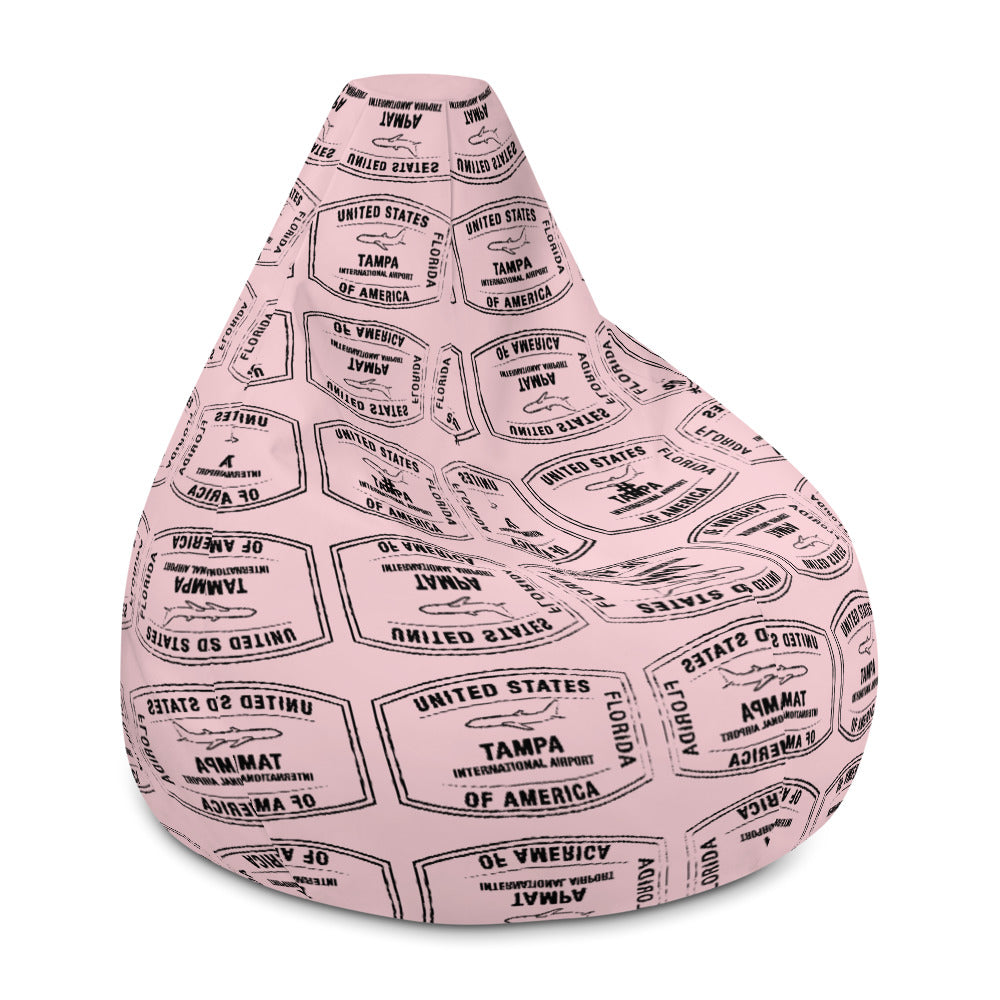 TAMPA FLORIDA PINK Bean Bag Chair Cover