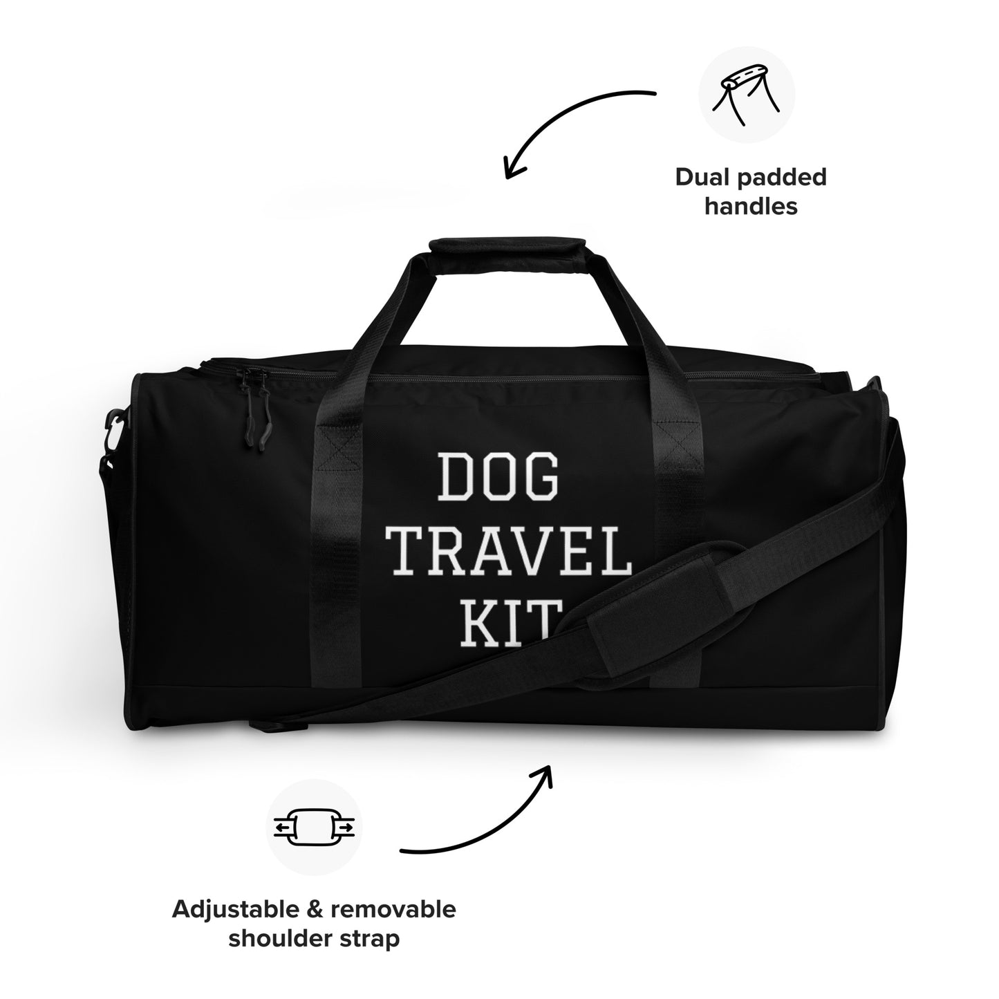 SPOILED DOG TRAVEL KIT -Duffle bag