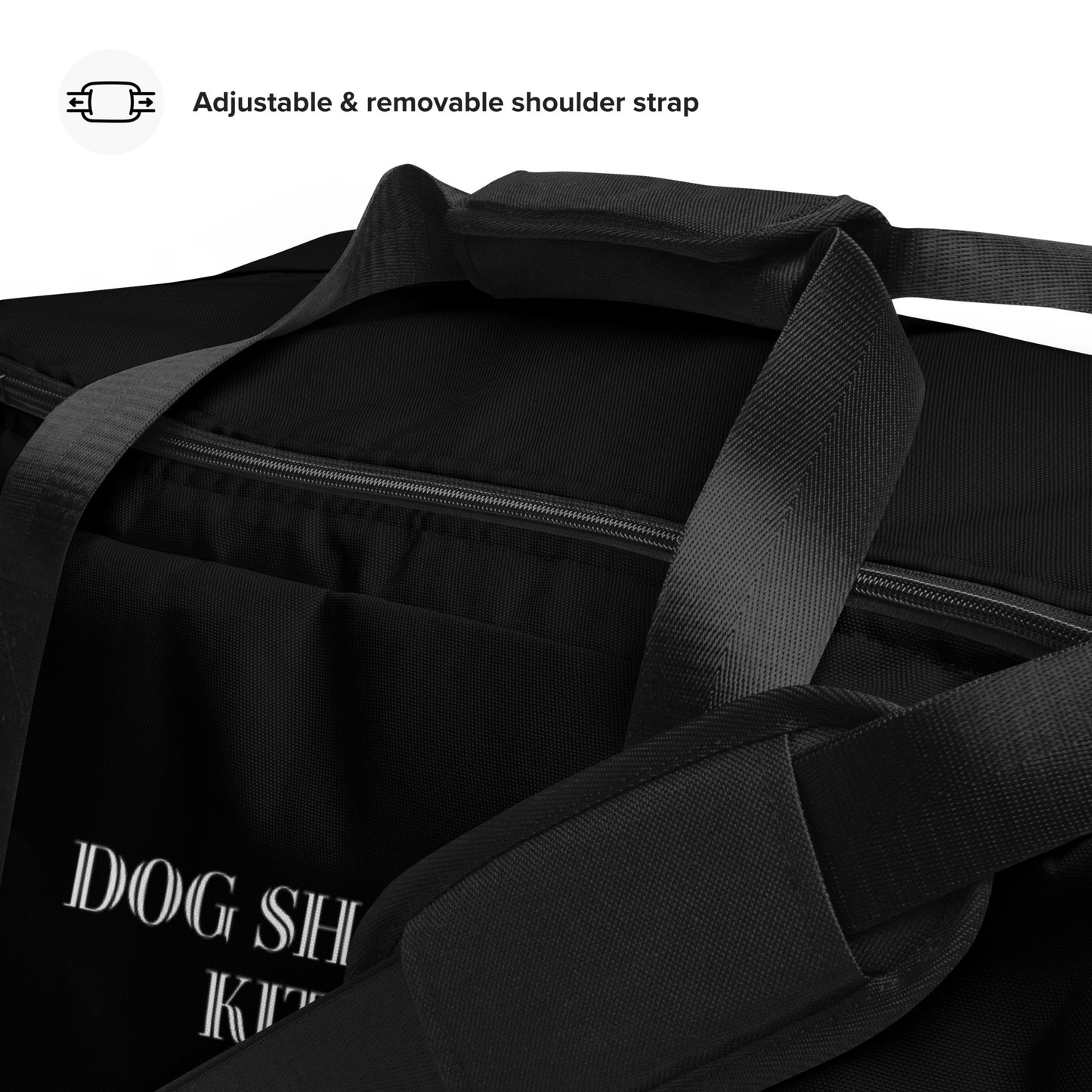 DOG SHOW KIT- TRAVEL WITH DOGS Duffle bag AND GREAT FOR STORAGE LATER