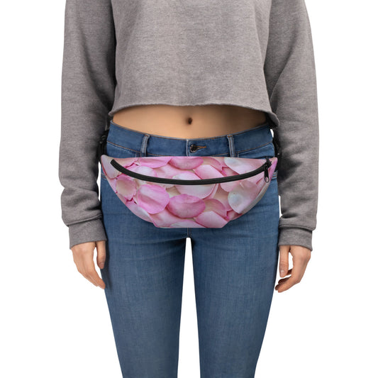 PINK PETALS Fanny Pack PERFECT FOR WEDDING APPOINTMENTS OR TRAVEL