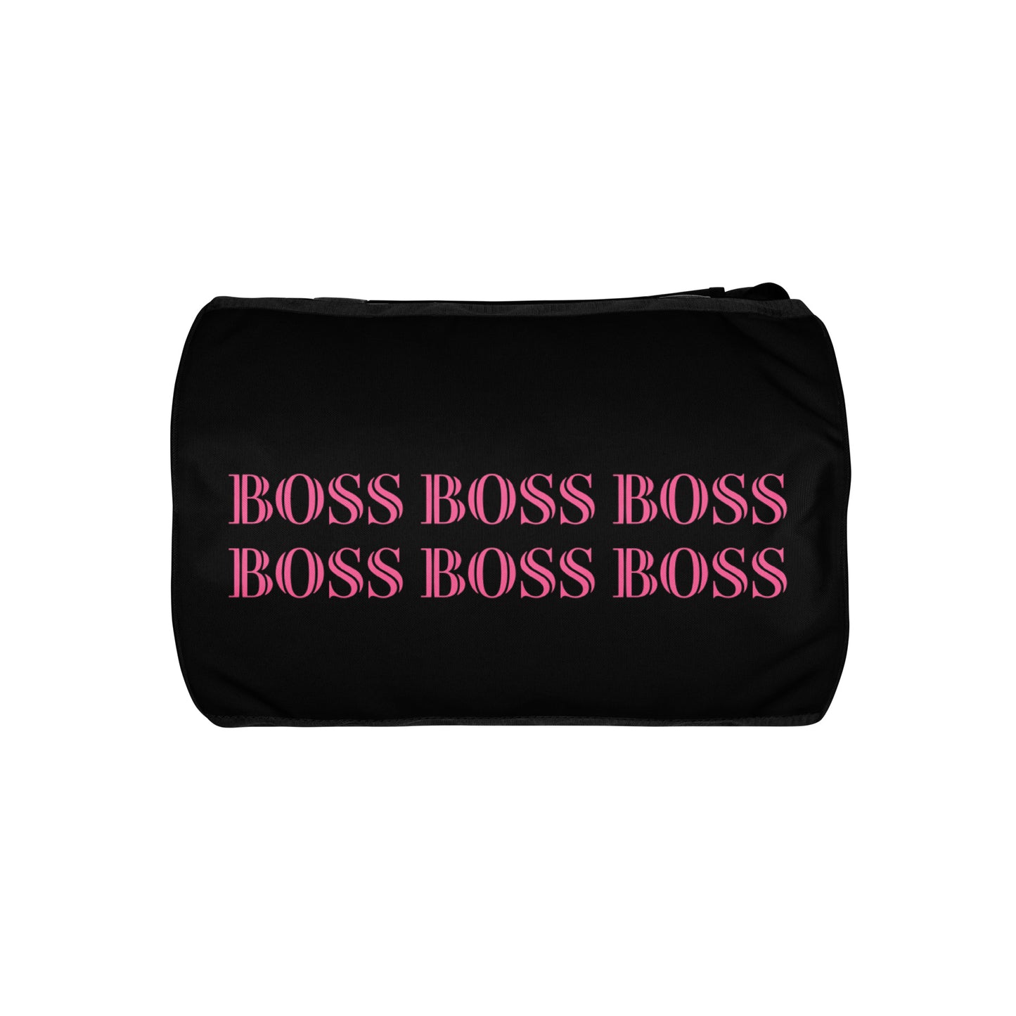 BOSS MODE IN PINK-( ON BOTTOM IT SAYS BOSS BOSS BOSS) TRAVEL OR gym bag