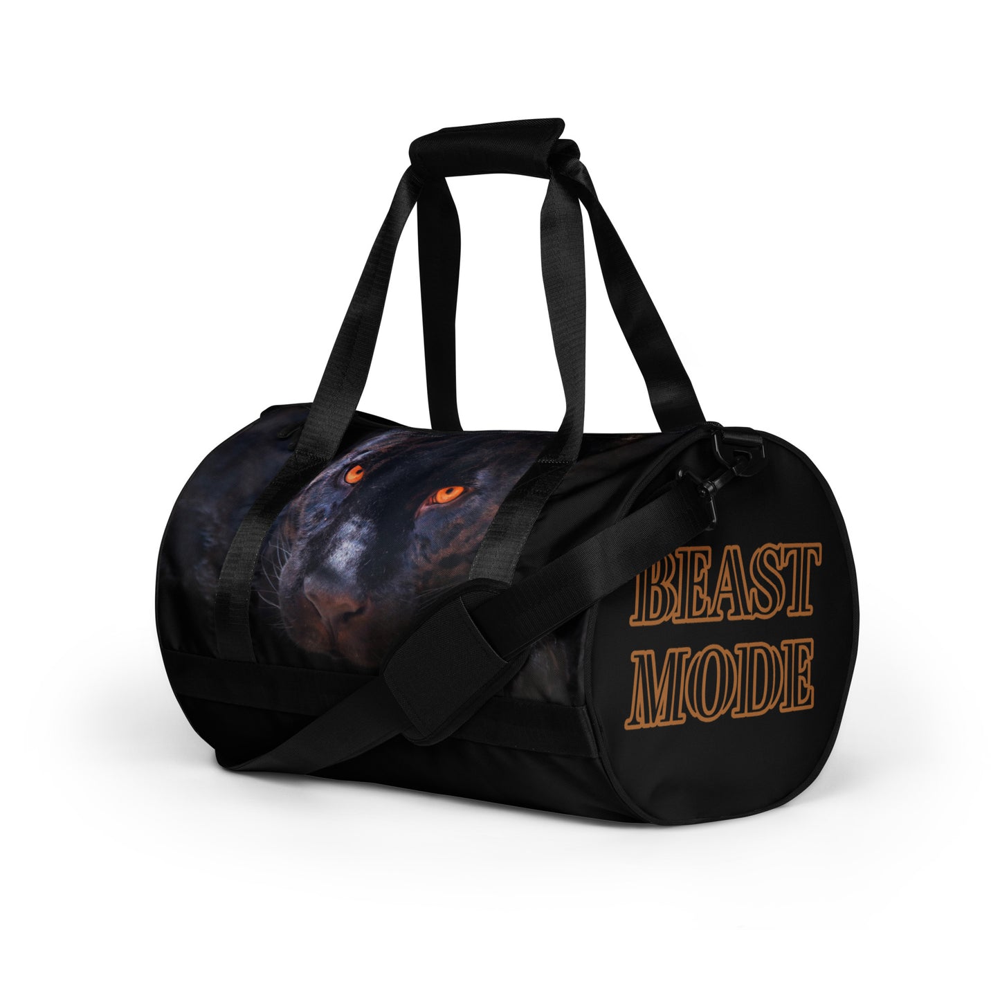 BEAST MODE All-over print gym bag