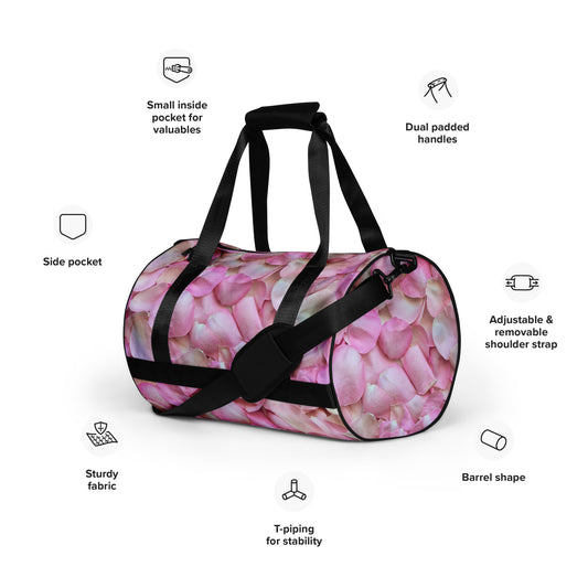 WEDDING KIT -PINK PEDALS WATER RESISTANT TRAVEL bag