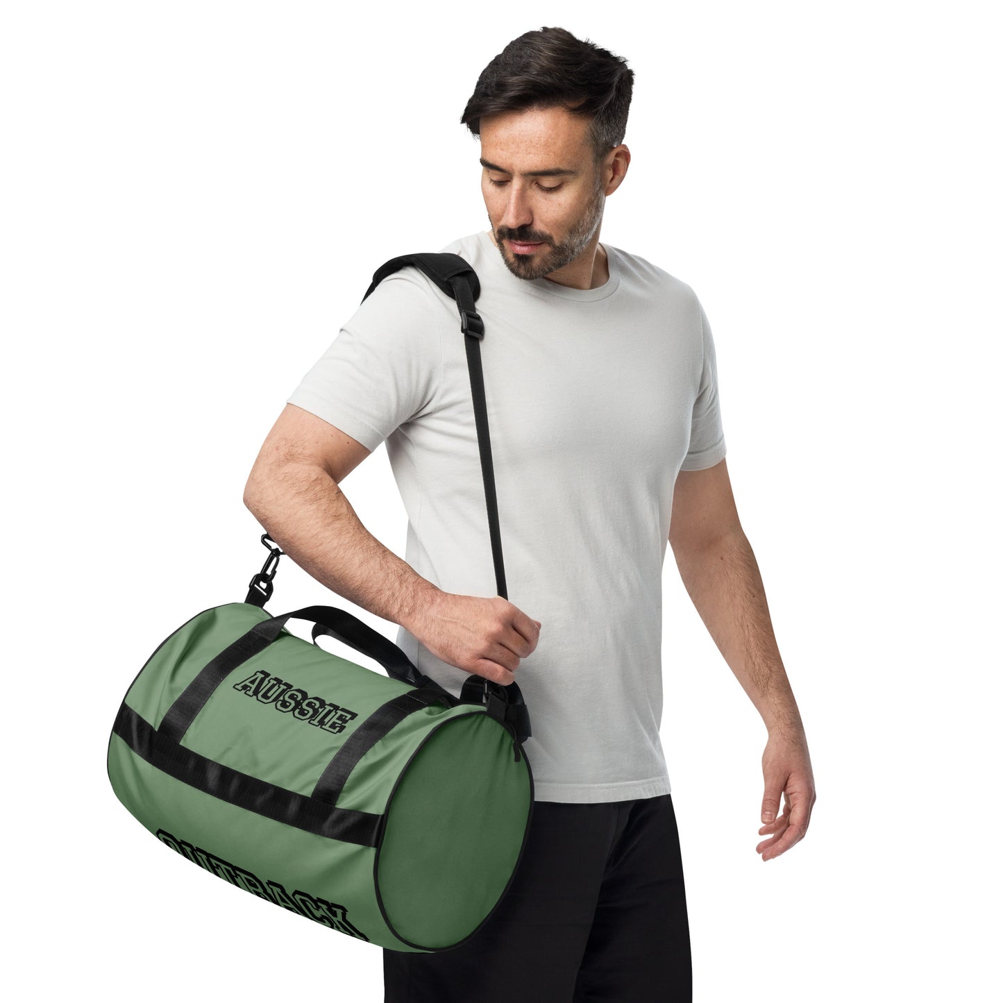 AUSSIE- OUTBACK ESSENTIALS KIT-----KHAKI COLOR---TRAVEL,STORAGE OR gym bag