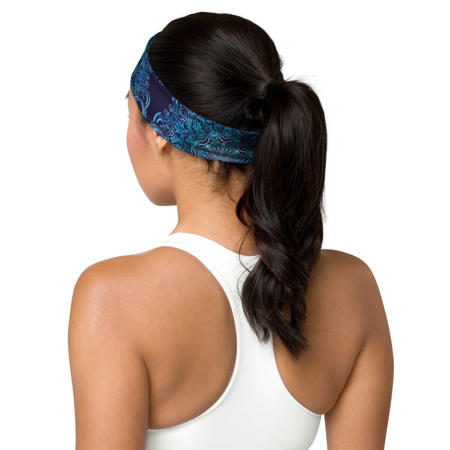 TEAL PATTERN Headband