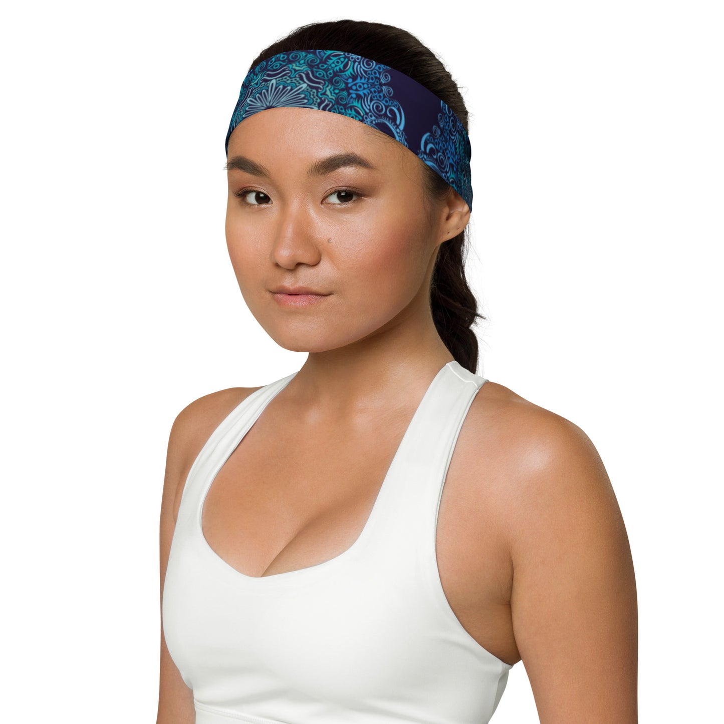 TEAL PATTERN Headband