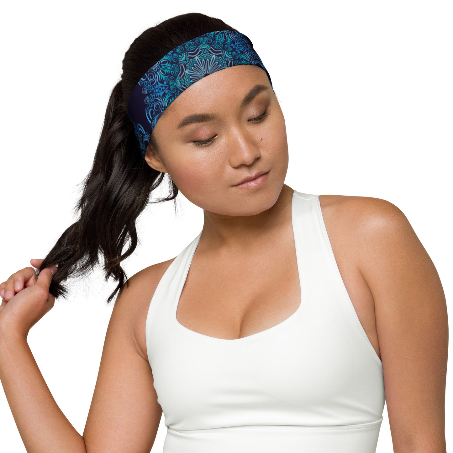 TEAL PATTERN Headband