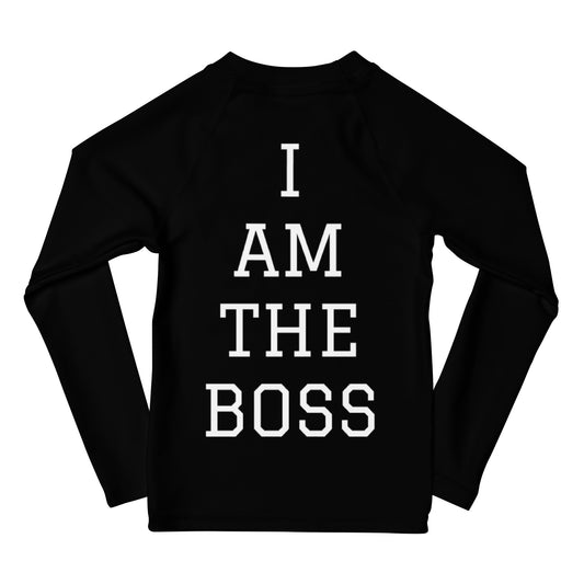 I AM THE BOSS-----CUTE  SHIRT FOR YOUR PUPPY--SUN PROTECTED FABRIC!