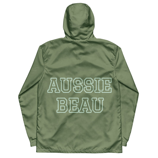 AUSSIE BEAU---SHOWN IN KHAKI COLOR---Men’s windbreaker