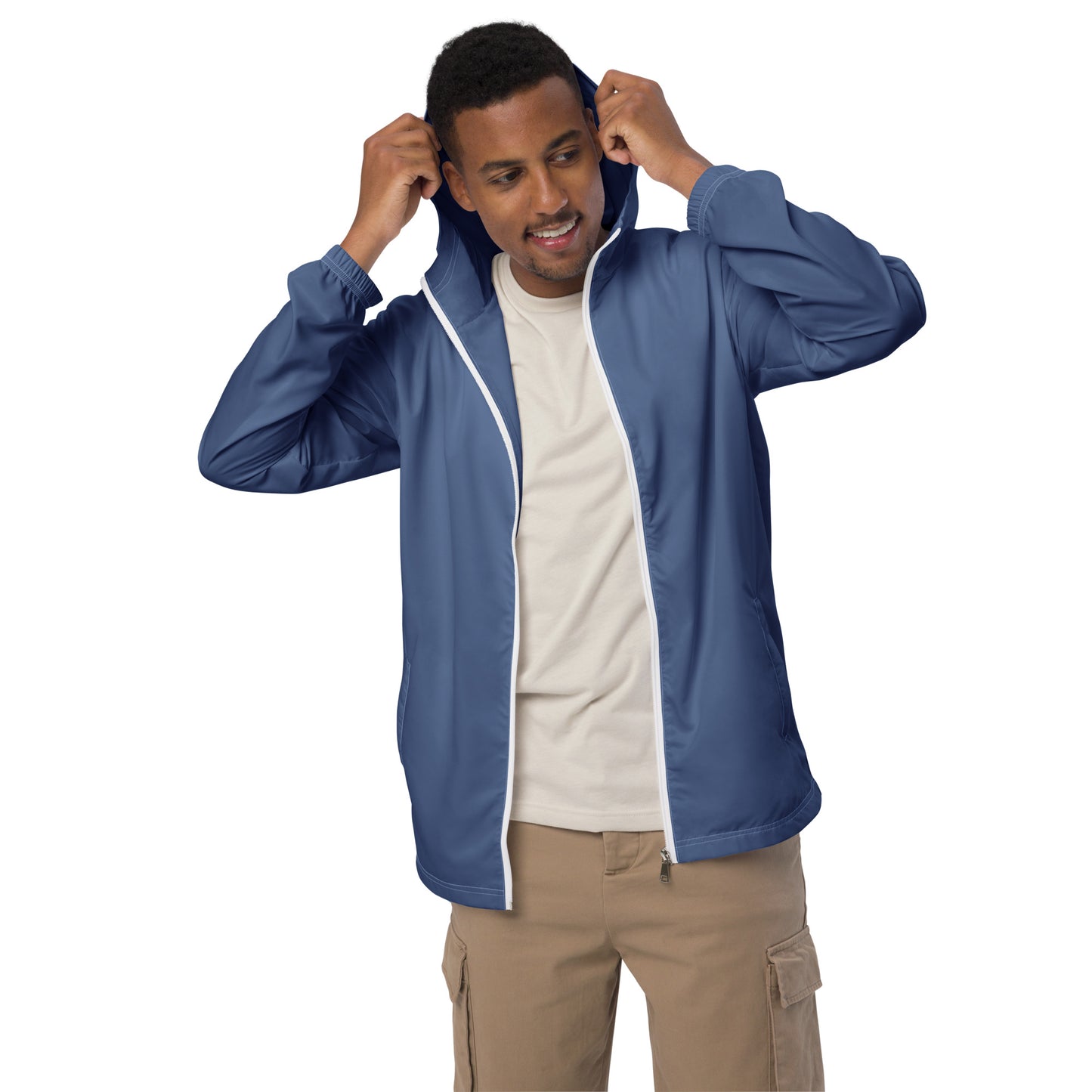 BONDI BEACH BLOKE ---IN BLUE Men’s WATER RESISTANT windbreaker