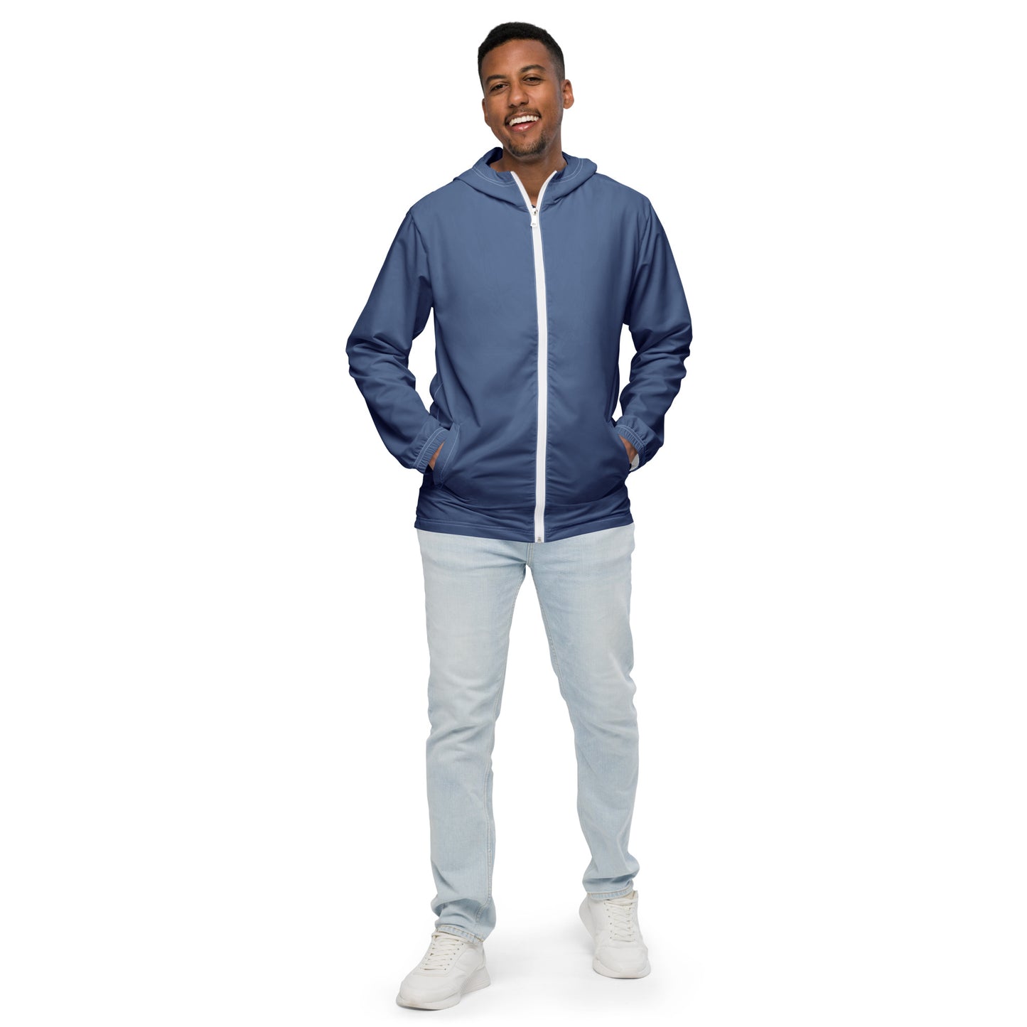 BONDI BEACH BLOKE ---IN BLUE Men’s WATER RESISTANT windbreaker