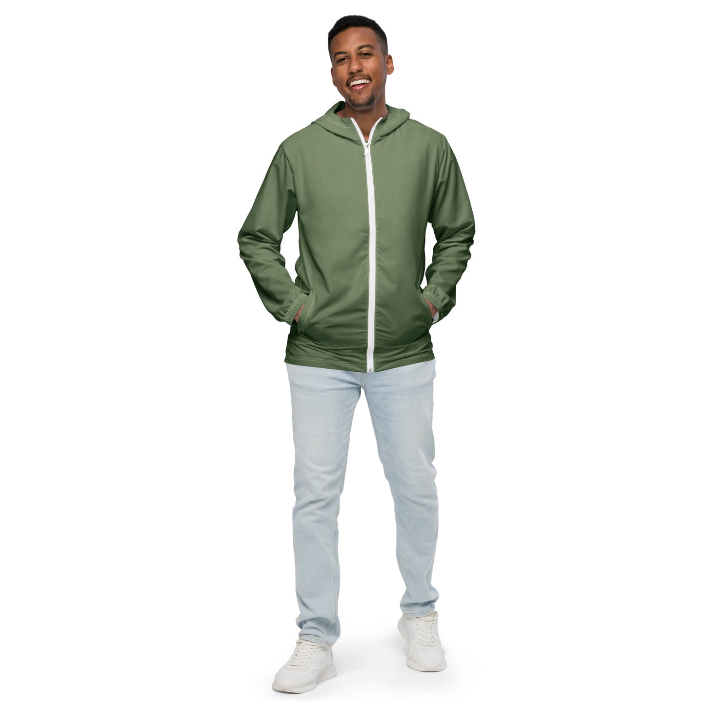 AUSSIE BEAU---SHOWN IN KHAKI COLOR---Men’s windbreaker