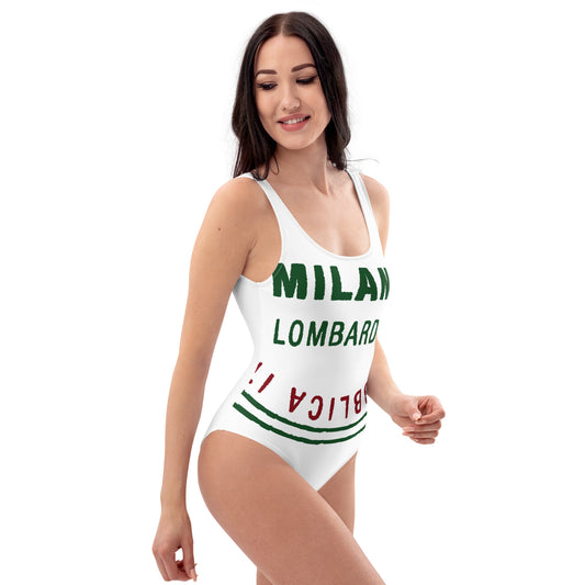 MILANO WHITE One-Piece Swimsuit