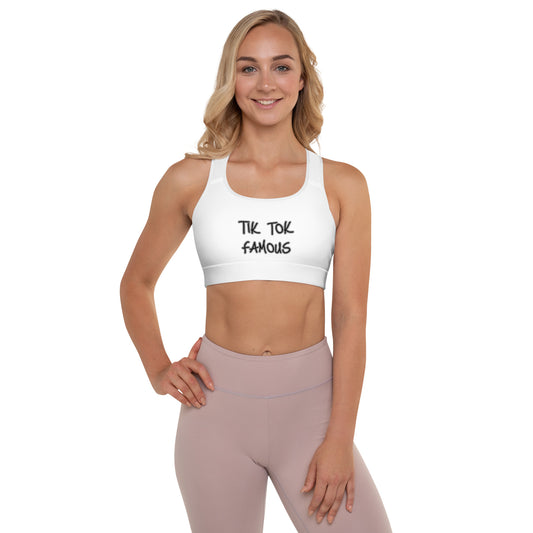 TIK TOK FAMOUS Padded Sports Bra- PLEASE PAY ATTENTION TO MEASUREMENTS