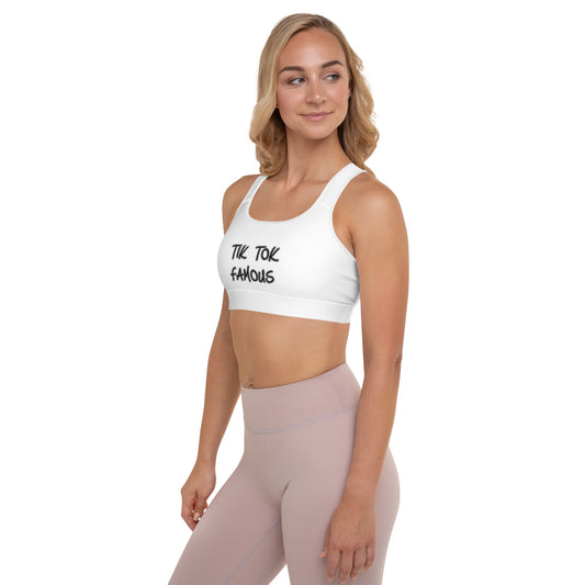 TIK TOK FAMOUS Padded Sports Bra- PLEASE PAY ATTENTION TO MEASUREMENTS