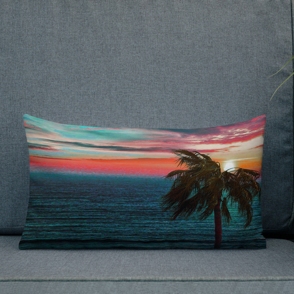 HAWAII BEACH SCENE PILLOW Premium Pillow