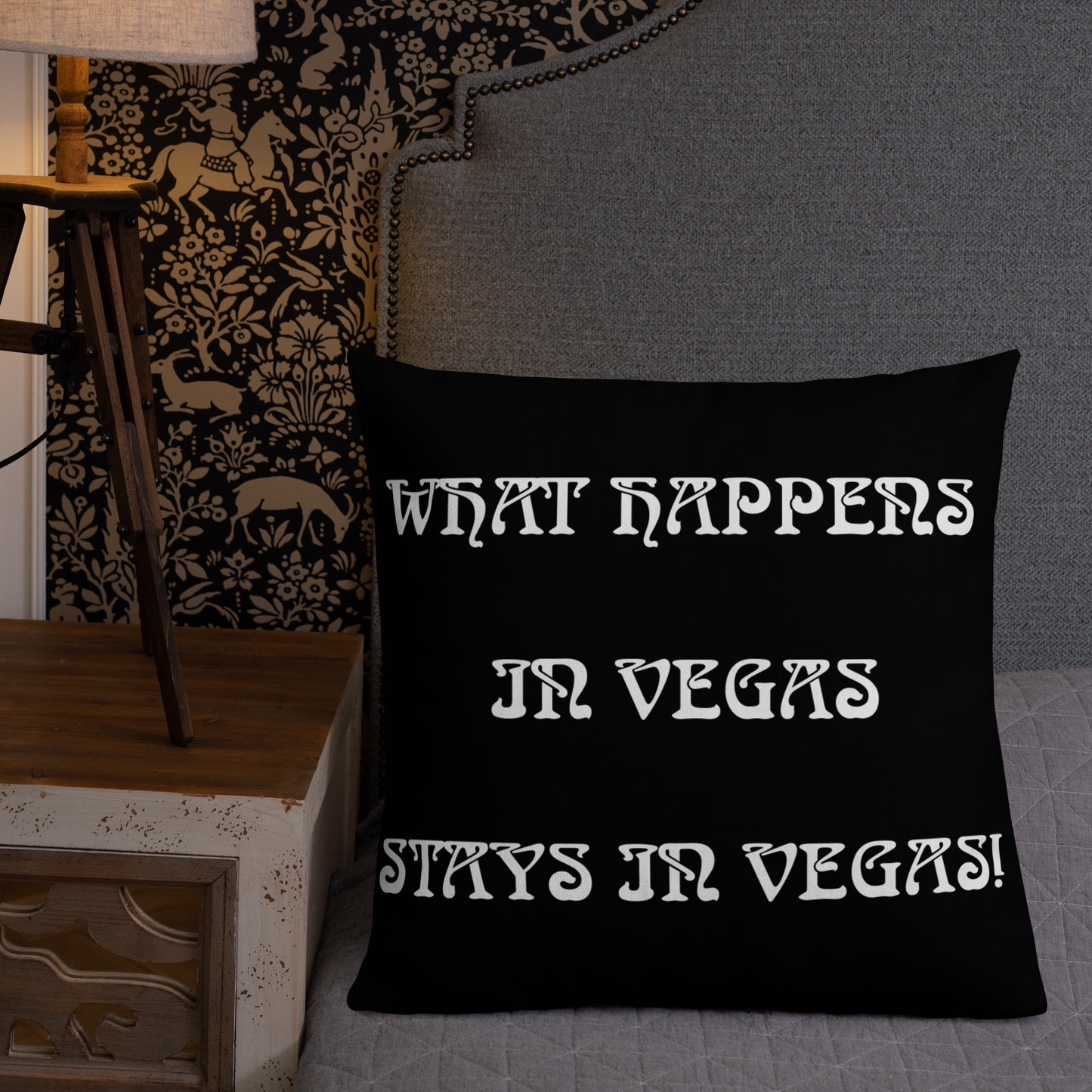 #3 WHAT HAPPENS IN VEGAS Premium Pillow