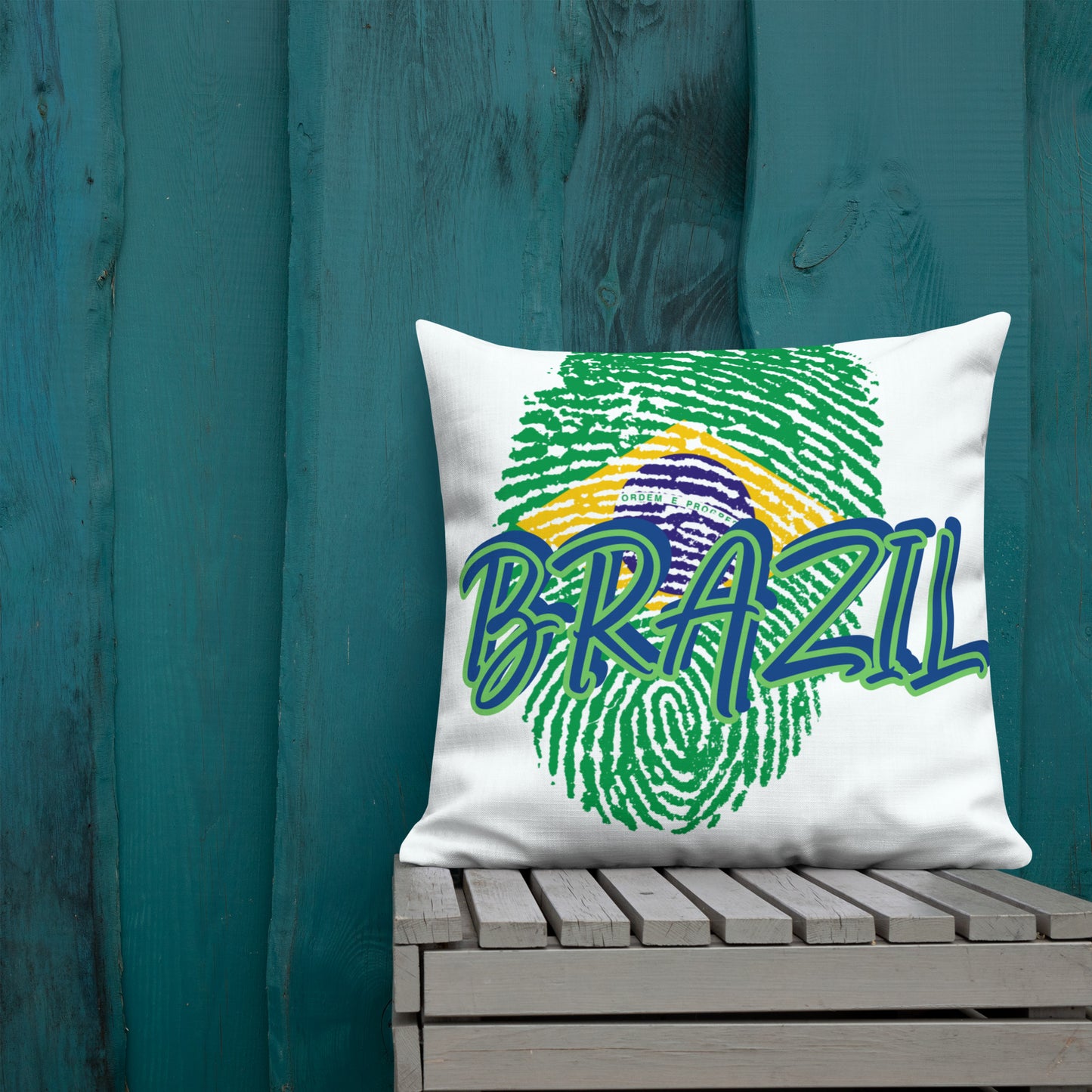 BRAZIL BOUTIQUE -BRAZIL FLAG Premium Pillow