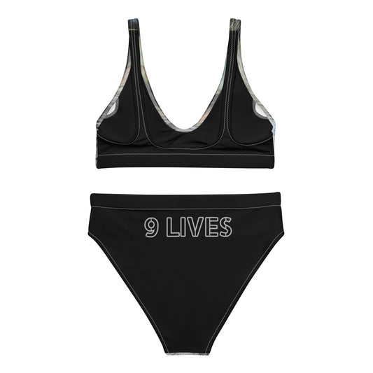 CAT BOUTIQUE- 9 LIVES-Recycled high-waisted bikini