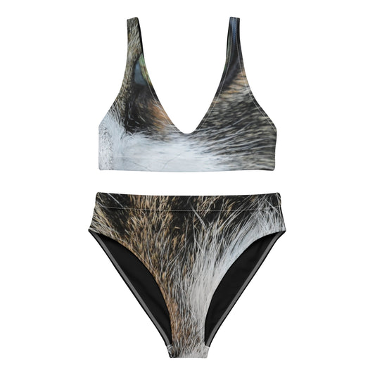 CAT BOUTIQUE- 9 LIVES-Recycled high-waisted bikini