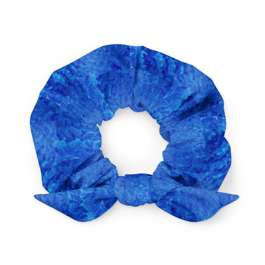 POOL WAVES BLUE Scrunchie