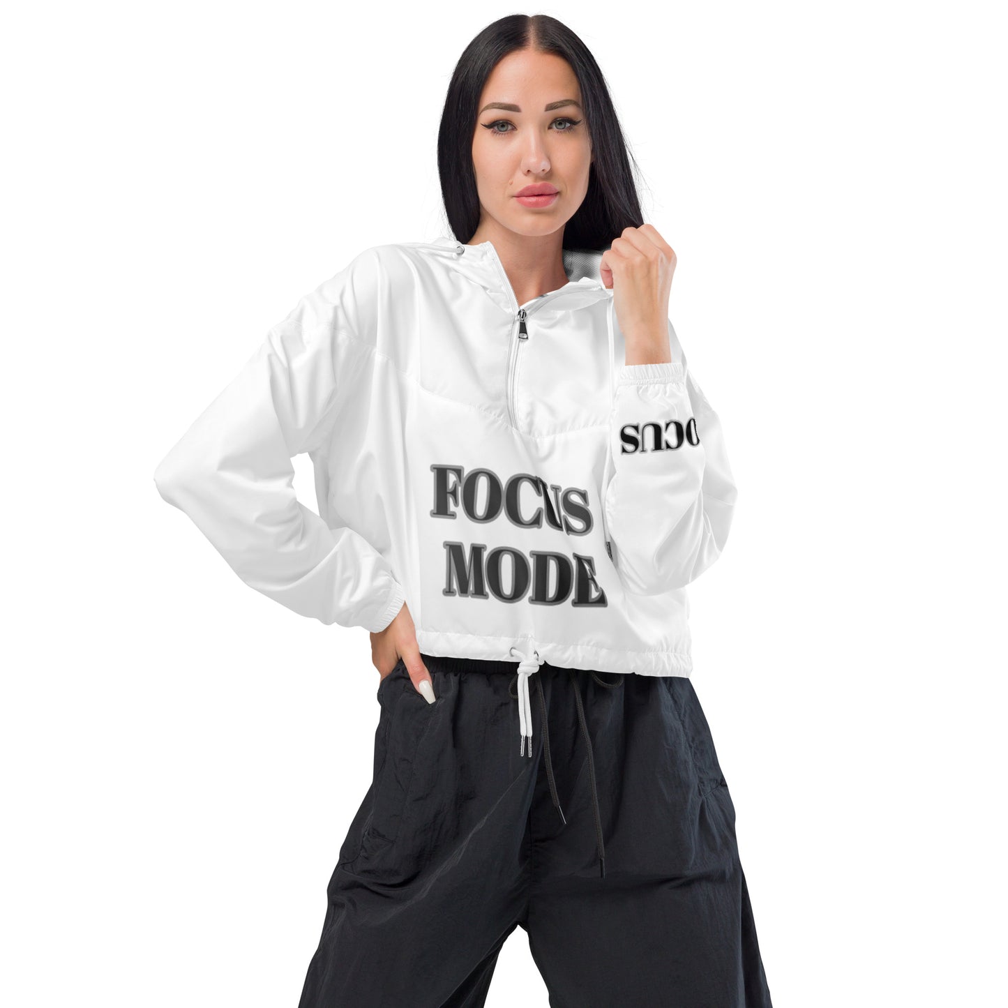 FOCUS MODE Women’s cropped windbreaker