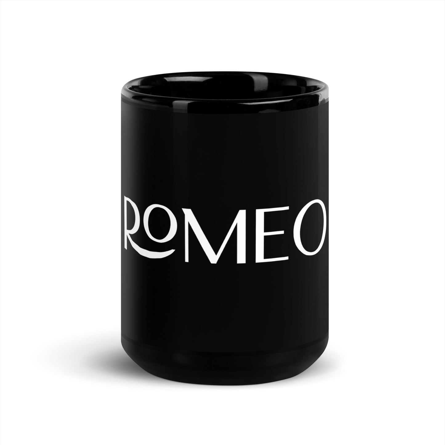 ROMEO-Black Glossy Mug