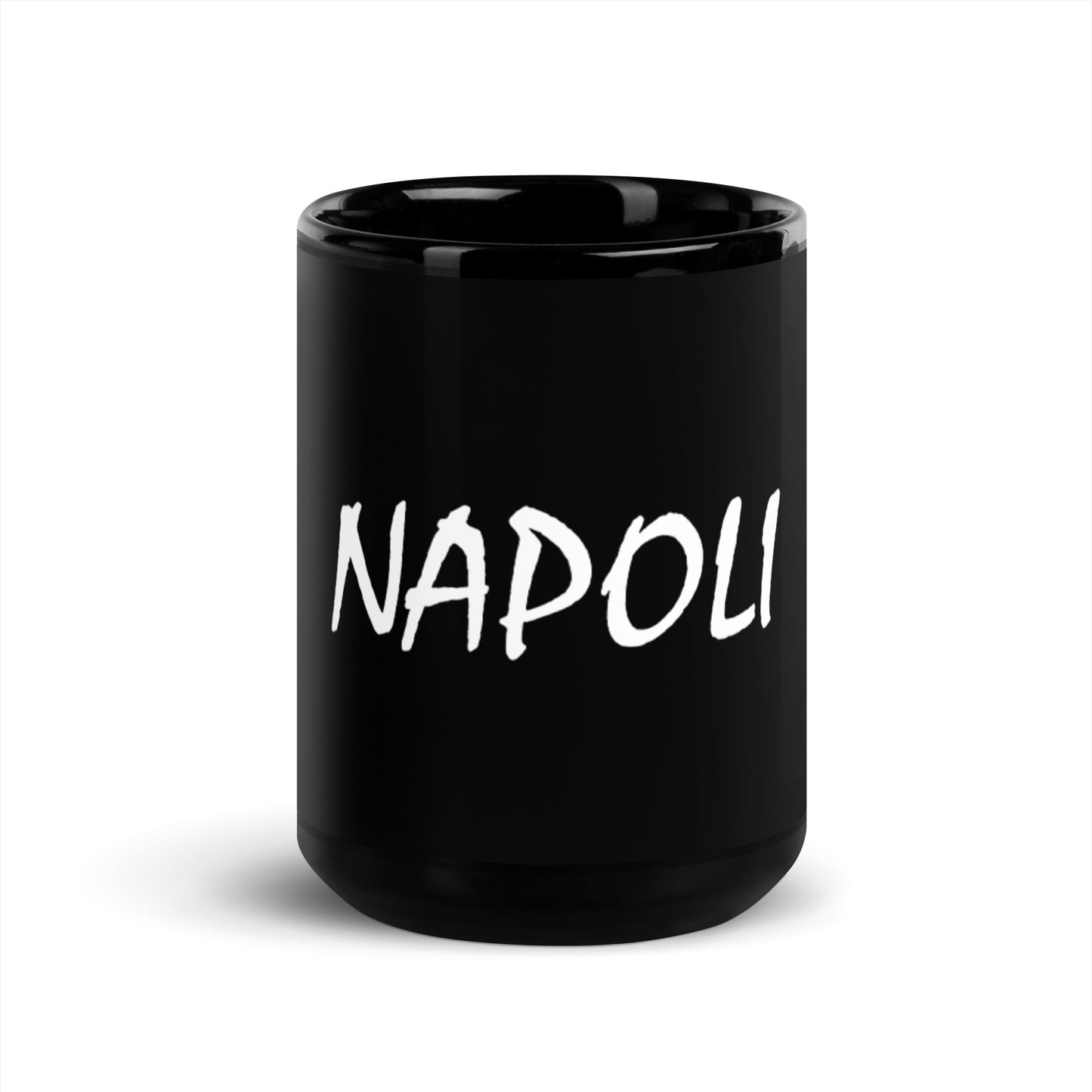 NAPOLI-Black Glossy Mug