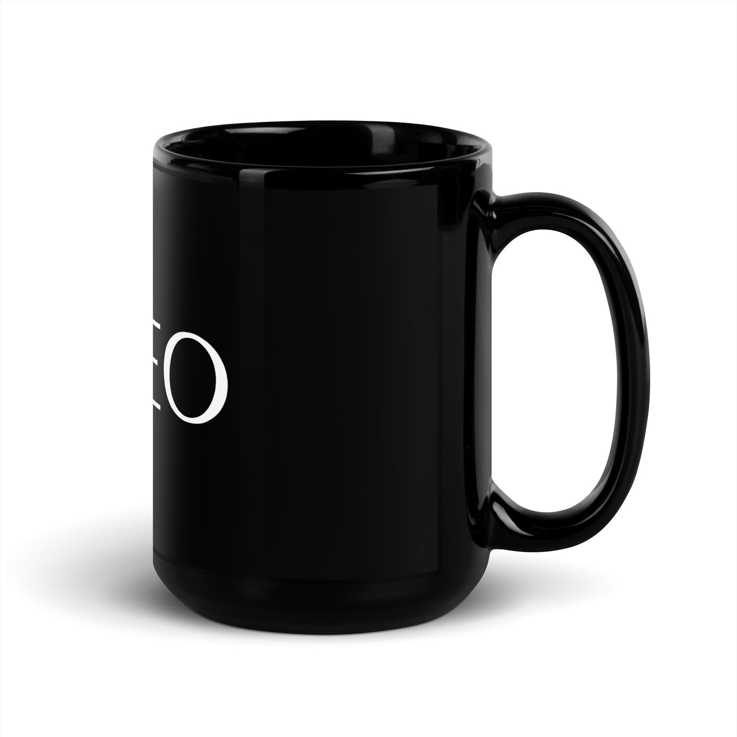 ROMEO-Black Glossy Mug