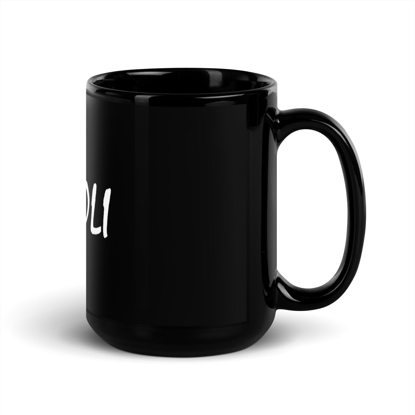 NAPOLI-Black Glossy Mug